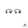 693008db12f62673a6fab6b8 Chrome Hearts Open FOTI Skull Ring with Oxidized Finish