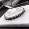Chrome Hearts Cross Open Cuff Bracelet 925 Sterling Silver Bangle