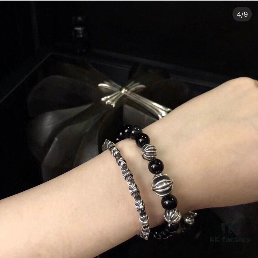 Chrome Hearts Cuff Bracelet Differences from Common Market Lightweight Versions: Check Engraving Details and Oxidation Level