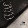 Cabinet Quality Chrome Hearts Unisex Couple Cross Bracelet