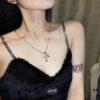 693008f012f62673a6fab6e3 Karl Kross Double Cross Necklace - Influencer Favorite, Loved by Zheng Shuang, Zhou Yangqing, and More