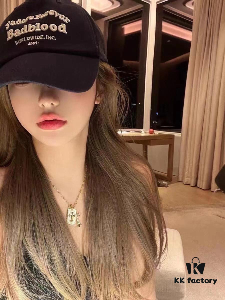 693008f012f62673a6fab6e4 Karl Kross Double Cross Necklace - Influencer Favorite, Loved by Zheng Shuang, Zhou Yangqing, and More
