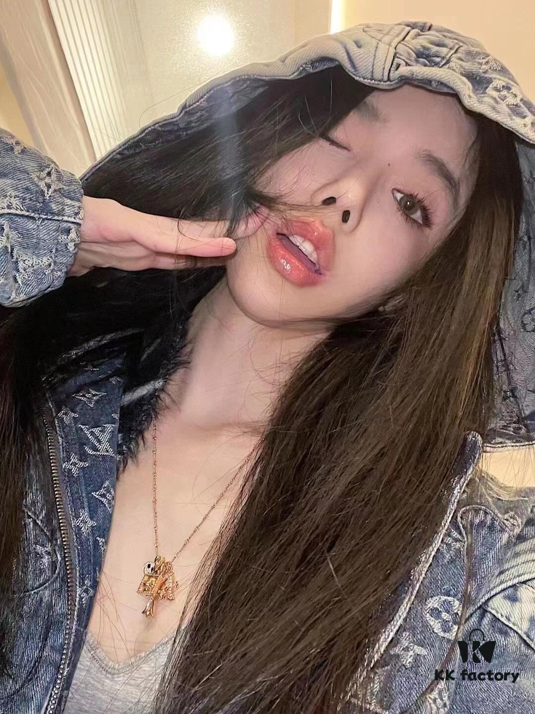 693008f012f62673a6fab6e5 Karl Kross Double Cross Necklace - Influencer Favorite, Loved by Zheng Shuang, Zhou Yangqing, and More