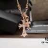 6930090112f62673a6fab706 Chrome Hearts Cross Pendant Necklace – Heavyweight High-End Custom Design, Silver, Rose Gold, and Gold Finish