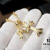 6930090112f62673a6fab707 Chrome Hearts Cross Pendant Necklace – Heavyweight High-End Custom Design, Silver, Rose Gold, and Gold Finish