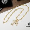 6930090212f62673a6fab70a Chrome Hearts Cross Pendant Necklace – Heavyweight High-End Custom Design, Silver, Rose Gold, and Gold Finish
