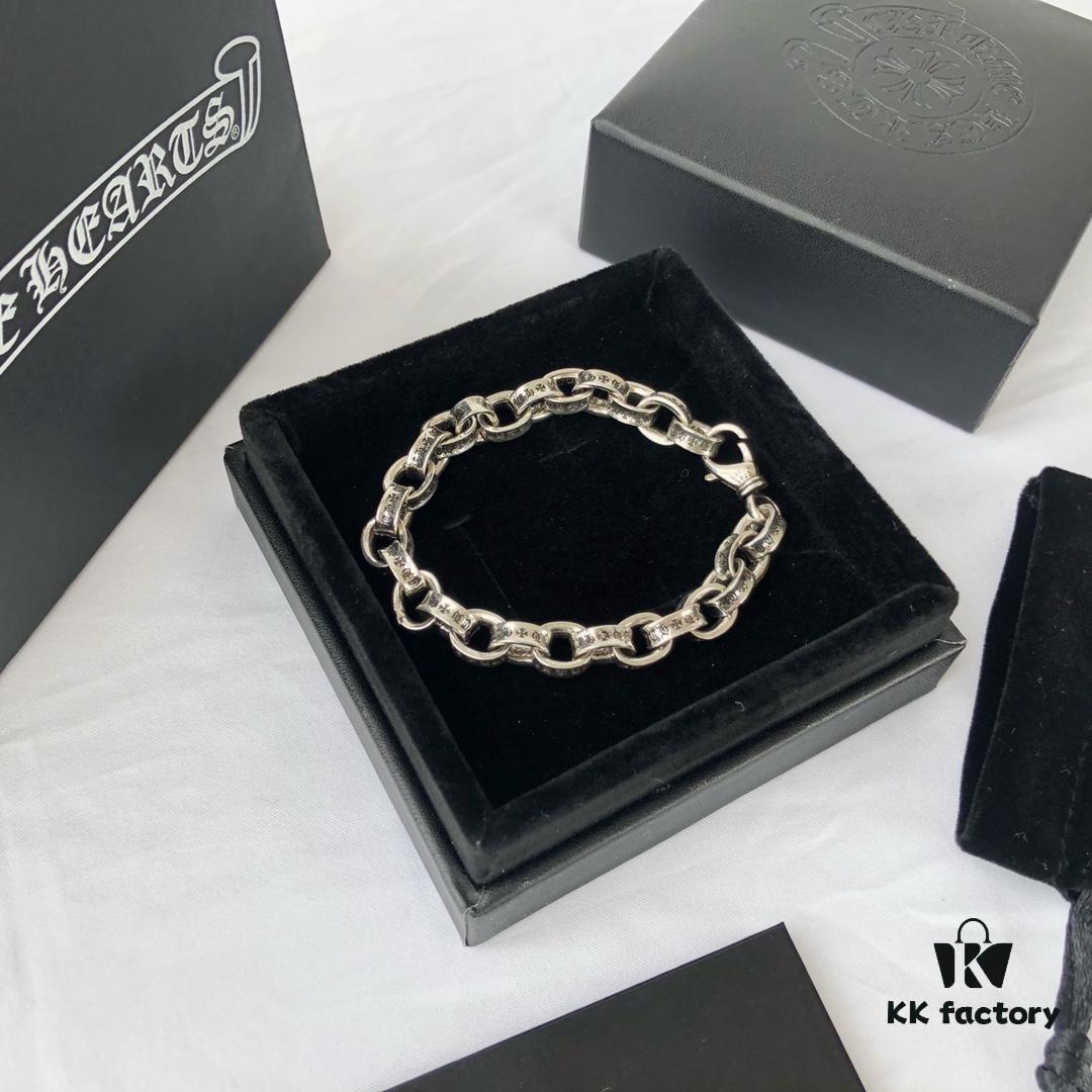6930090612f62673a6fab714 CH Chrome Hearts Classic Retro Letter Bracelet