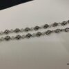 6930090912f62673a6fab71a Chrome Hearts Classic Cross Flower Ball Necklace, Unisex European and American Style, Chain Width 7mm, Length 55-60cm