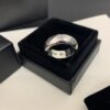 Chrome Hearts Arc Mirror-Finish Cross Ring, Size 12-24