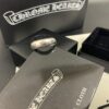 Chrome Hearts Arc Mirror-Finish Cross Ring, Size 12-24