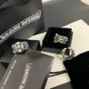 Chrome Hearts Cross Bloom Heavyweight Open Ring in Large, Medium, and Small Sizes
