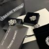 Chrome Hearts Cross Bloom Heavyweight Open Ring in Large, Medium, and Small Sizes