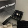 Chrome Hearts Fish Tail Cross Bloom Open Ring