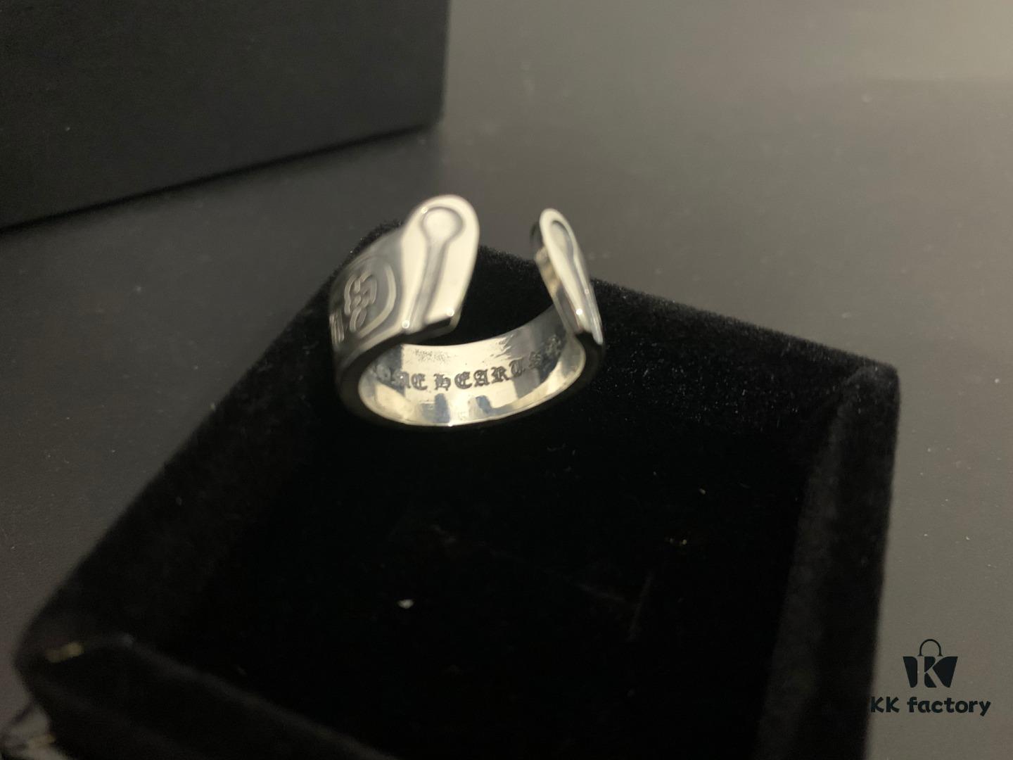 Chrome Hearts Scroll Open Ring