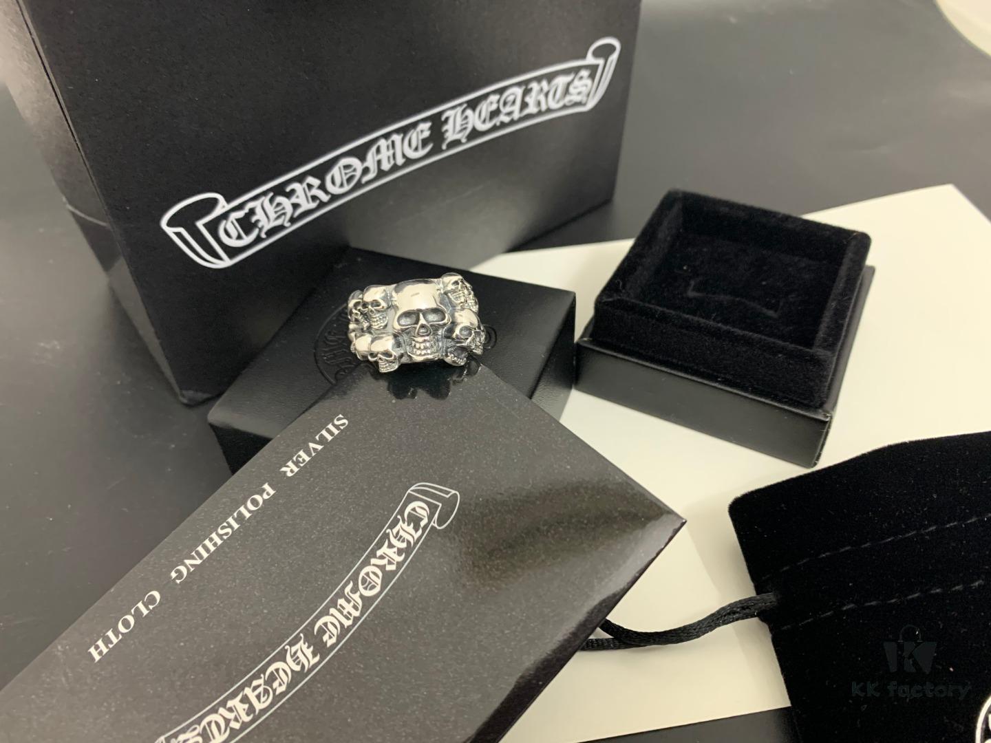 Chrome Hearts Skull Open Ring