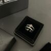 Chrome Hearts Vintage Double Layer Ring, Ins Influencer Style, Fashion Korean Version, Versatile and Beautiful to Wear