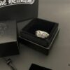 Chrome Hearts Punk Style Cross Flower Open Ring