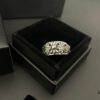 Chrome Hearts Punk Style Cross Flower Open Ring