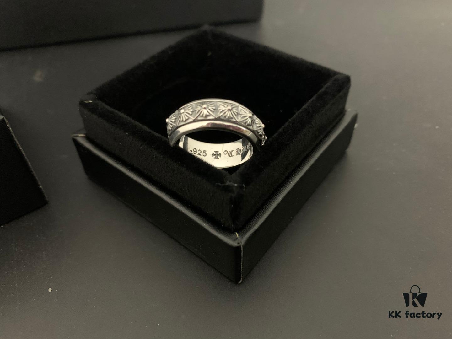 Chrome Hearts New Style Cross Open Ring