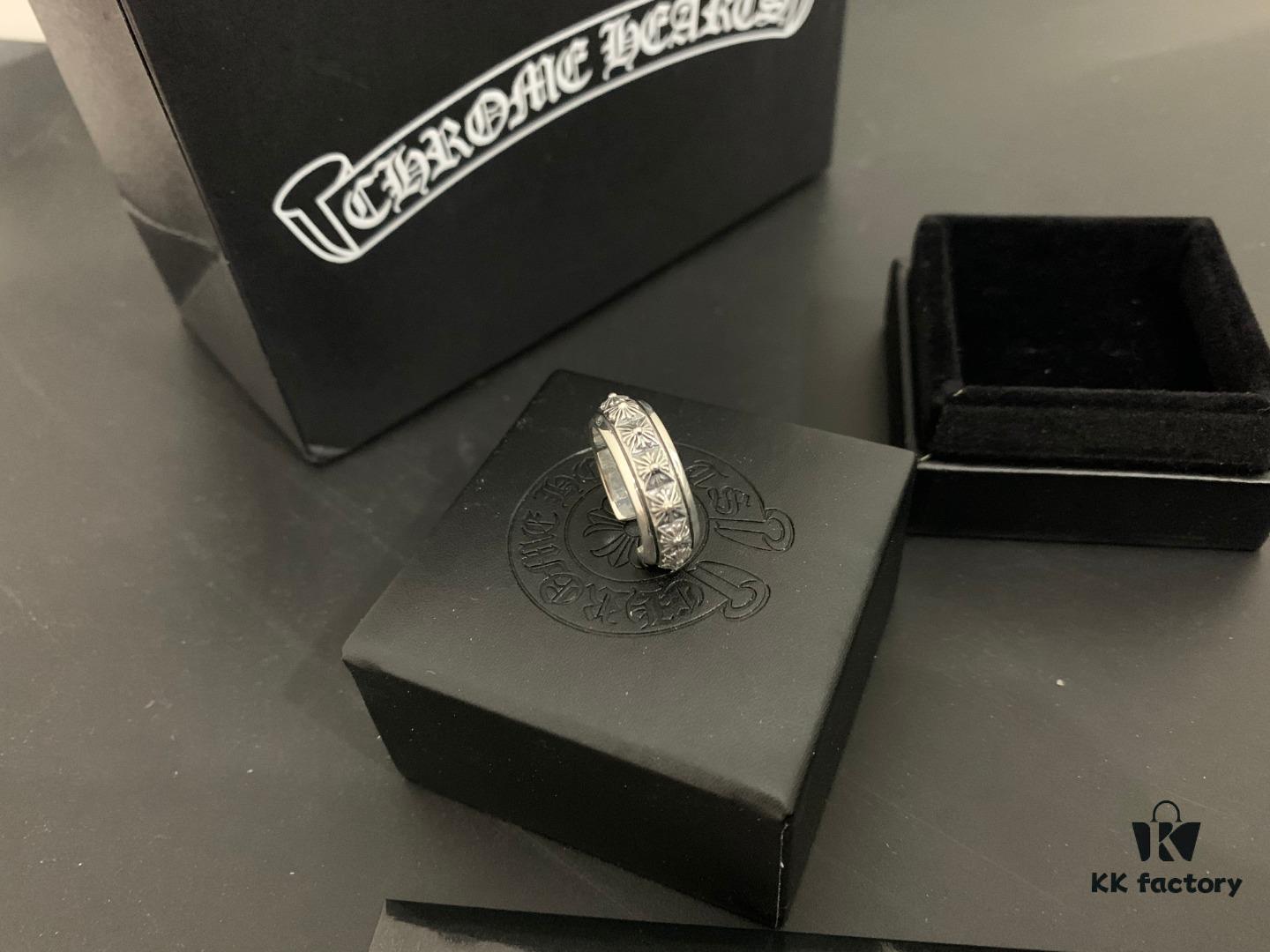 Chrome Hearts New Style Cross Open Ring