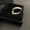 Chrome Hearts Cross Flower Twist Open Ring