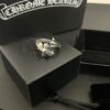 Chrome Hearts Cross Flower Twist Open Ring