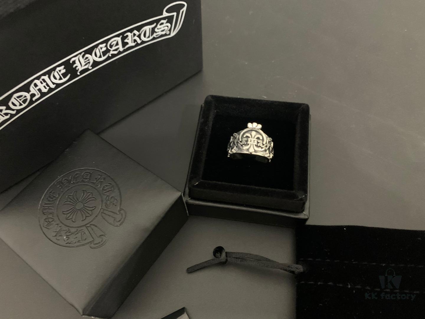 Chrome Hearts Crown Open Ring