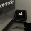 6930093c12f62673a6fab78b Chrome Hearts Crooked Cross Nail Open Ring