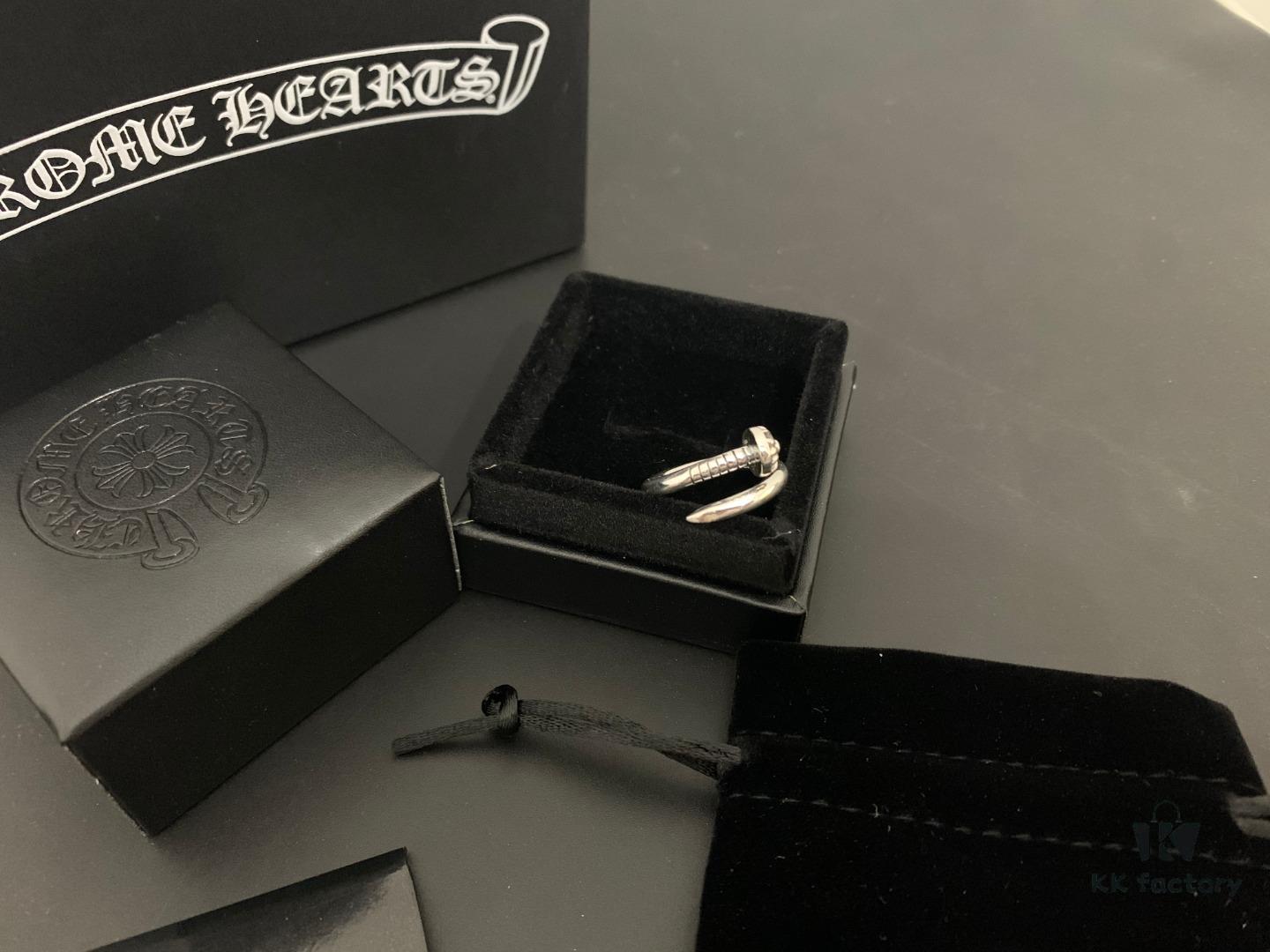 6930093c12f62673a6fab78c Chrome Hearts Crooked Cross Nail Open Ring
