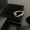 Chrome Hearts Cross Flower Nail Open Ring