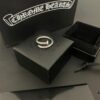 Chrome Hearts Cross Flower Nail Open Ring