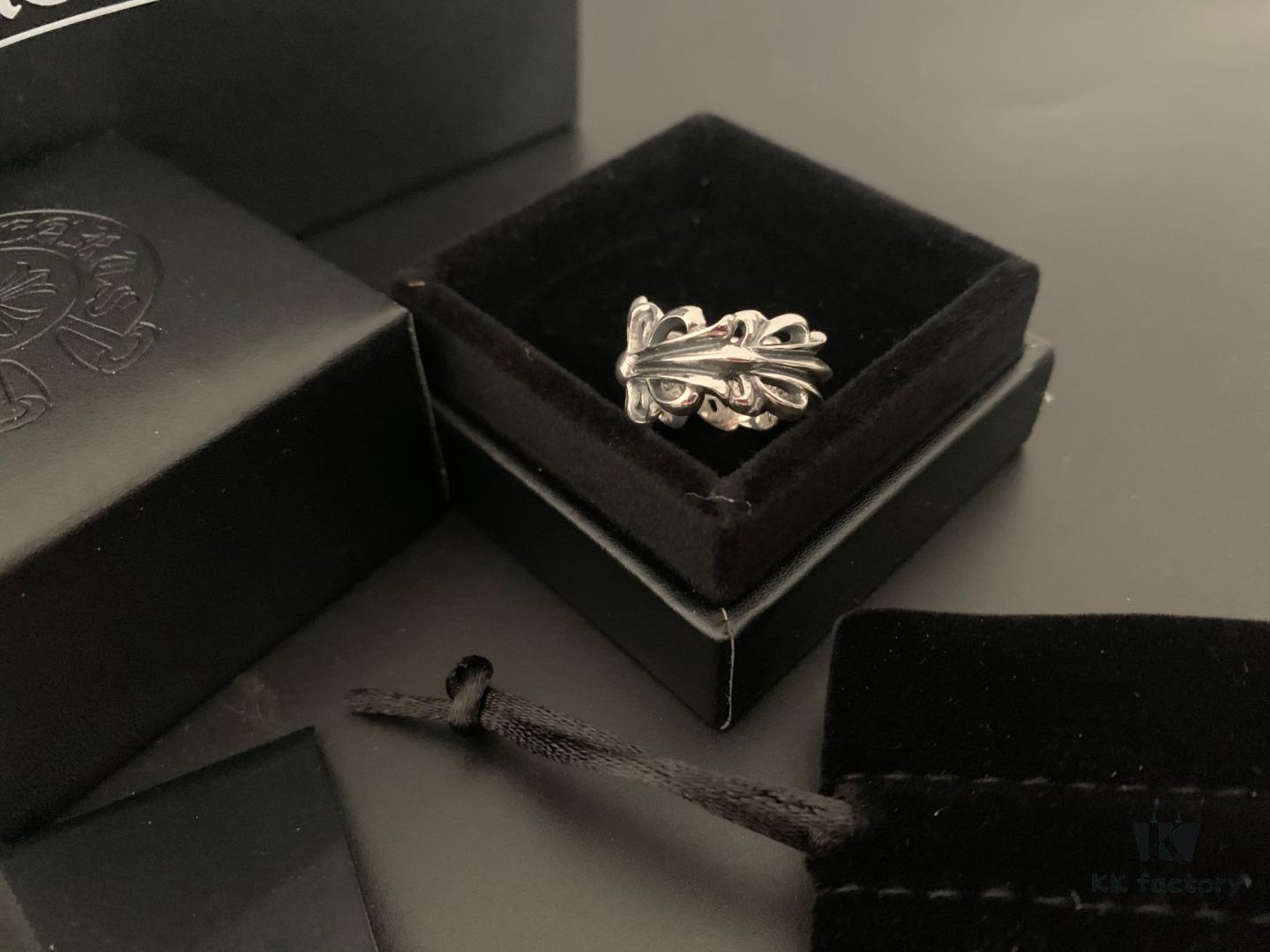 Chrome Hearts Cross Open Ring Large and Small Sizes