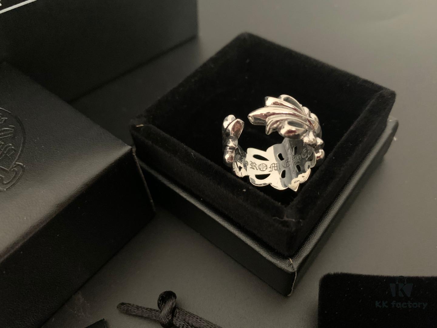 Chrome Hearts Cross Open Ring Large and Small Sizes