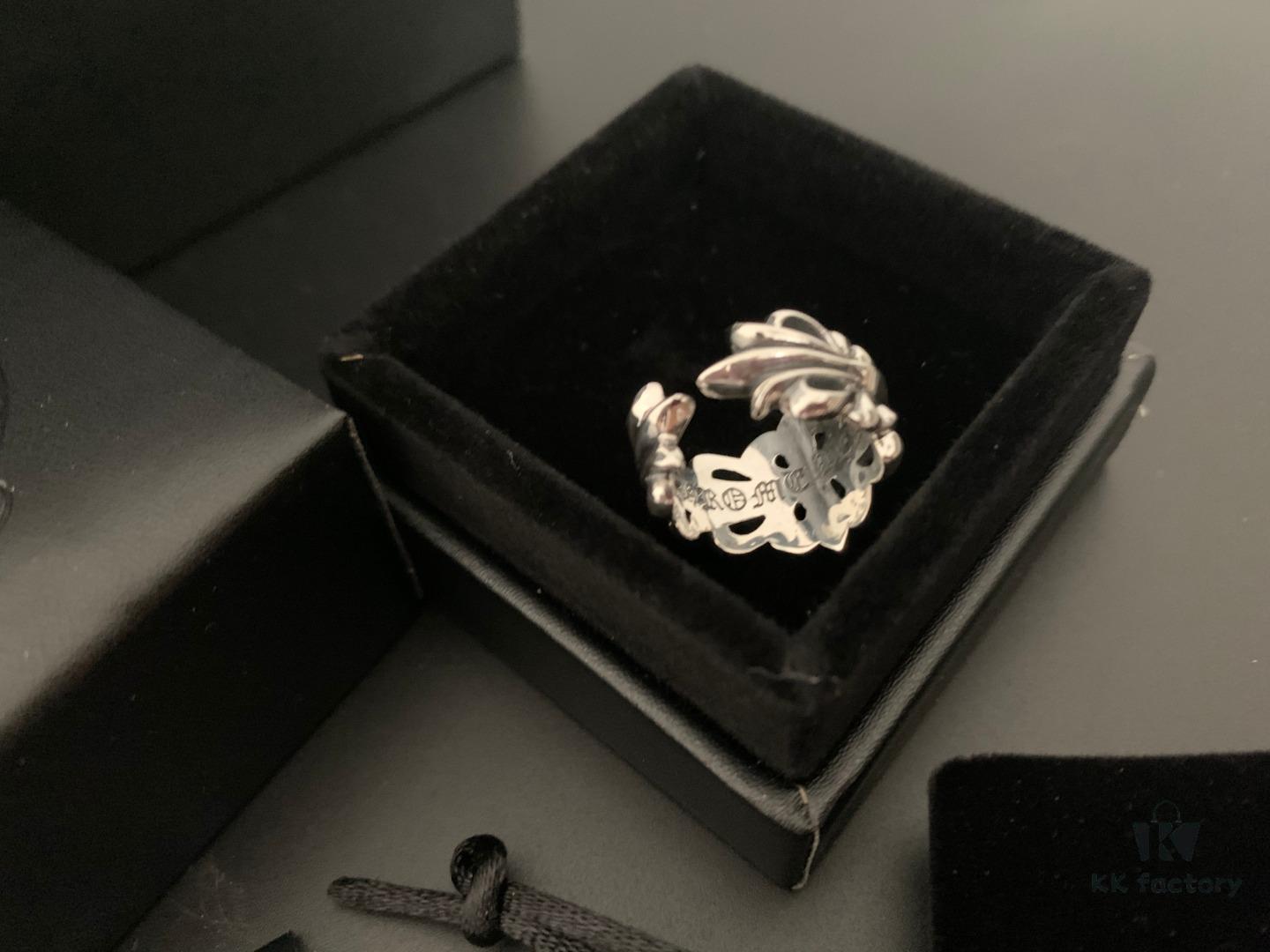 Chrome Hearts Cross Open Ring Large and Small Sizes