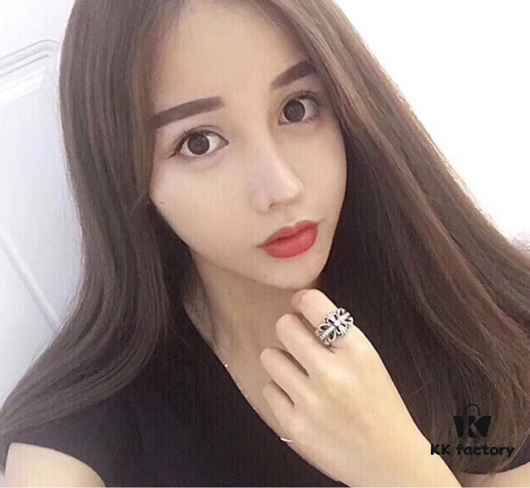 Chrome Hearts Handcrafted Diamond Ring