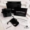 6930095812f62673a6fab7c3 Chrome Hearts Obsidian and Sterling Silver Bead Bracelet with Four Cross Charms