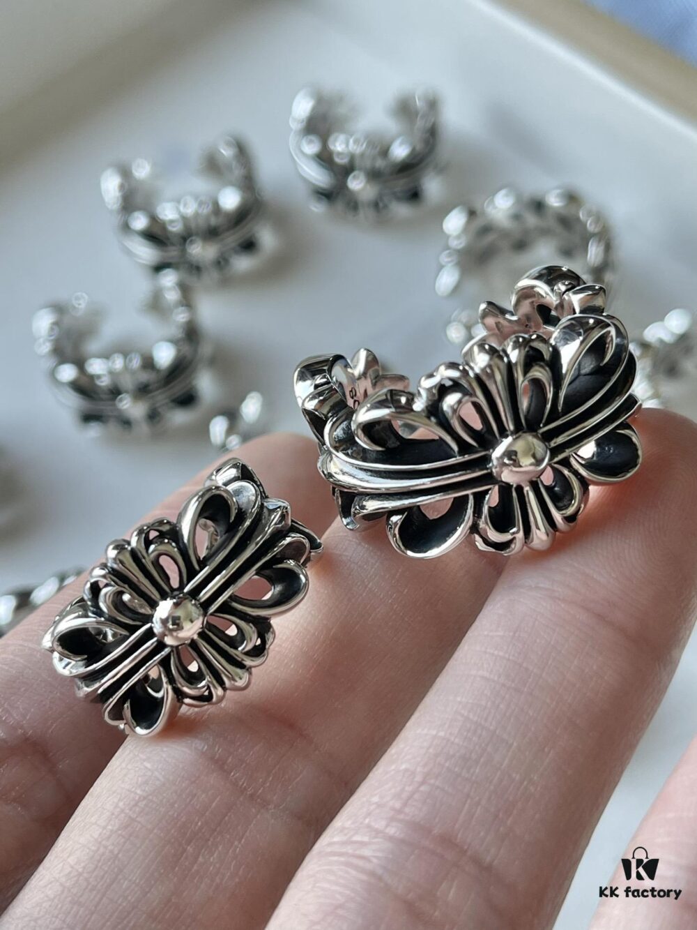 6930096912f62673a6fab7e6 Chrome Hearts Cross Open Ring