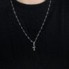 Chrome Hearts Mini Number Cross Necklace