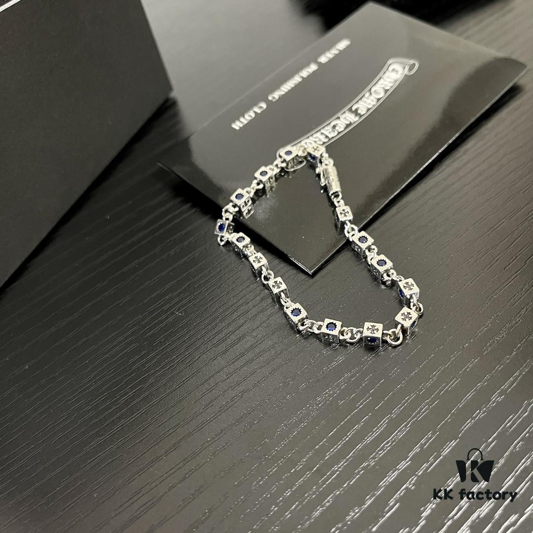 6930097012f62673a6fab7f4 New Chrome Hearts Dice Multi-Element Necklace, Original Craftsmanship, Handmade Punk Style Unisex Jewelry