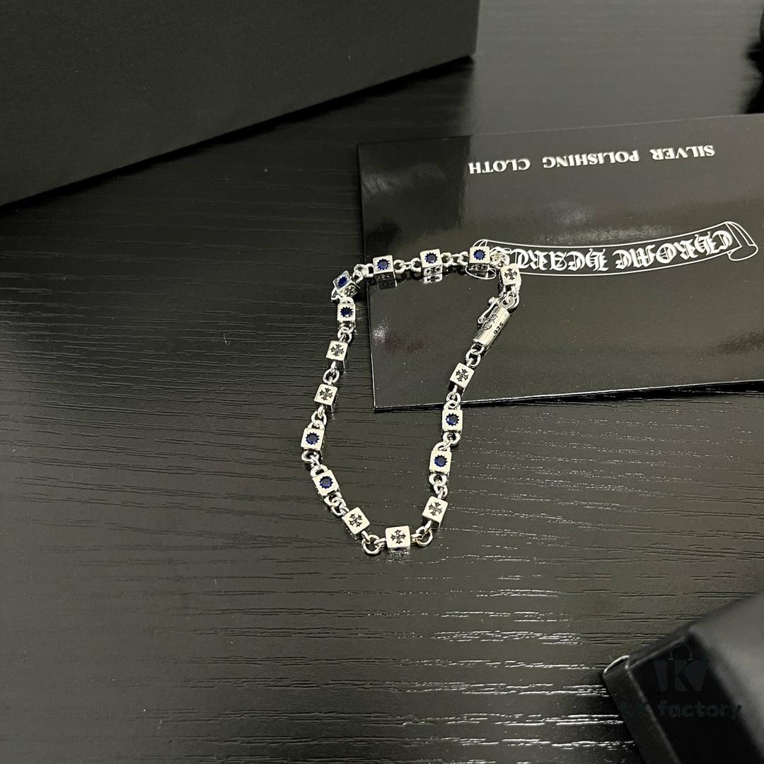 6930097212f62673a6fab7f9 New Chrome Hearts Dice Multi-Element Necklace, Original Craftsmanship, Handmade Punk Style Unisex Jewelry