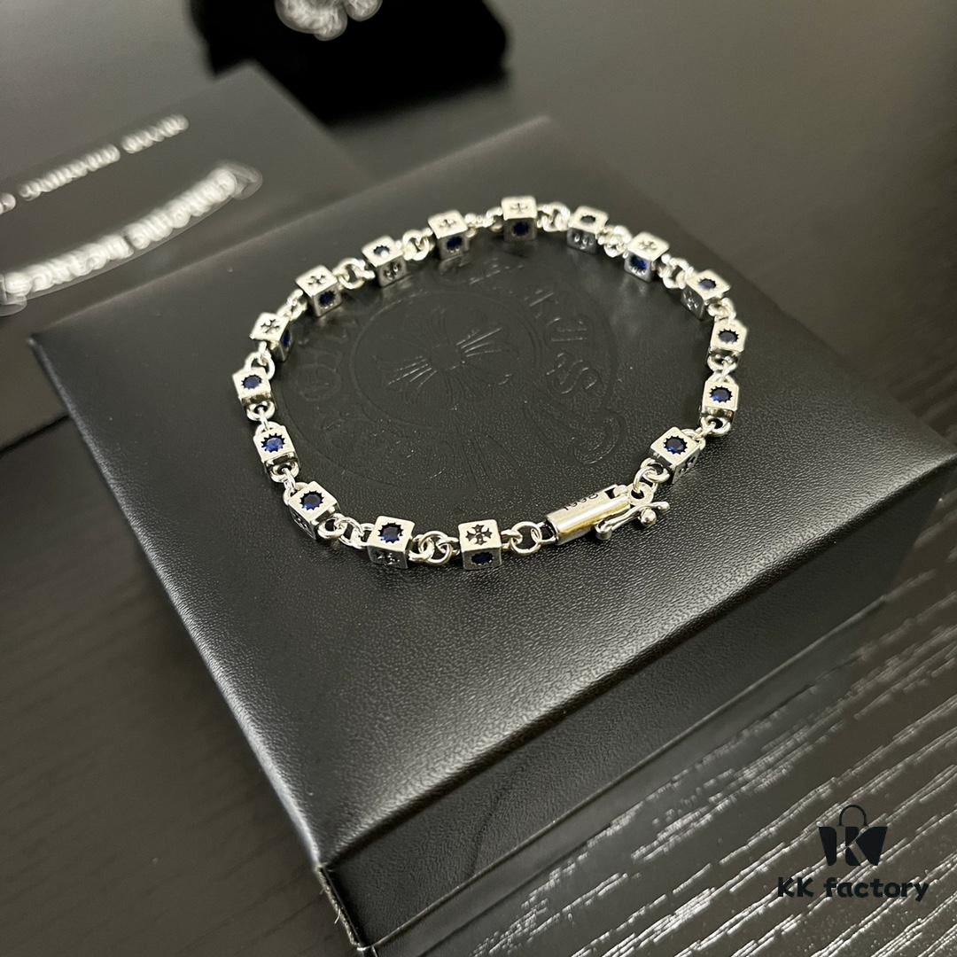6930097312f62673a6fab7fb New Chrome Hearts Dice Multi-Element Necklace, Original Craftsmanship, Handmade Punk Style Unisex Jewelry