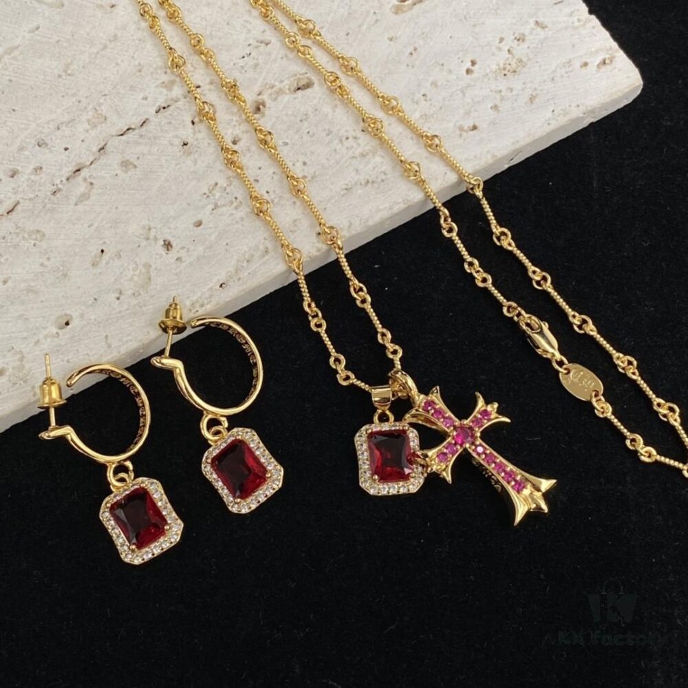 6930098c12f62673a6fab823 Today's Recommendation: Chrome Hearts Set Necklace