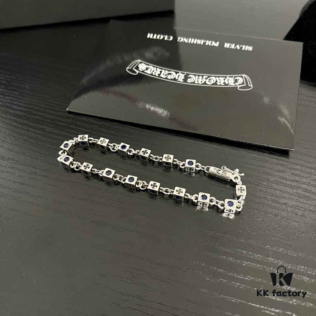 6930099112f62673a6fab82c New Chrome Hearts Dice Multi-Element Necklace, Original Craftsmanship, Handmade Punk Style Unisex Jewelry