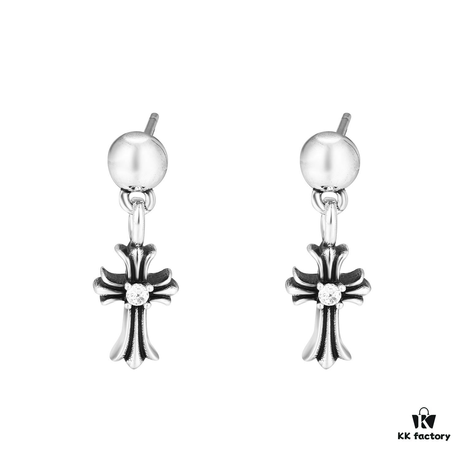 693009a812f62673a6fab858 Chrome Hearts Ear Studs