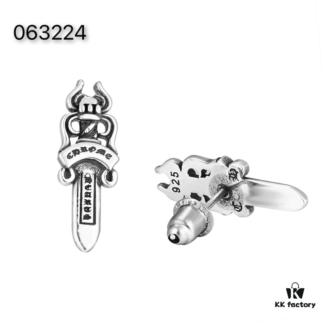 693009a812f62673a6fab85b Chrome Hearts Ear Studs