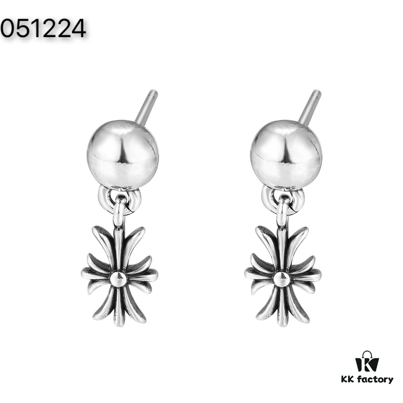 693009b012f62673a6fab86c Chrome Hearts Ear Studs