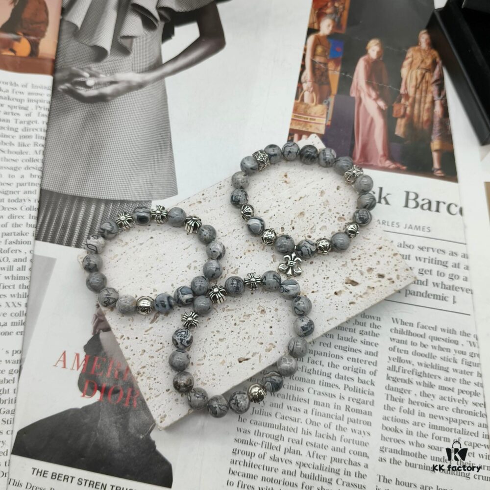 693009bc12f62673a6fab884 Today's Recommendation: Chrome Hearts Geode Stone Bracelet