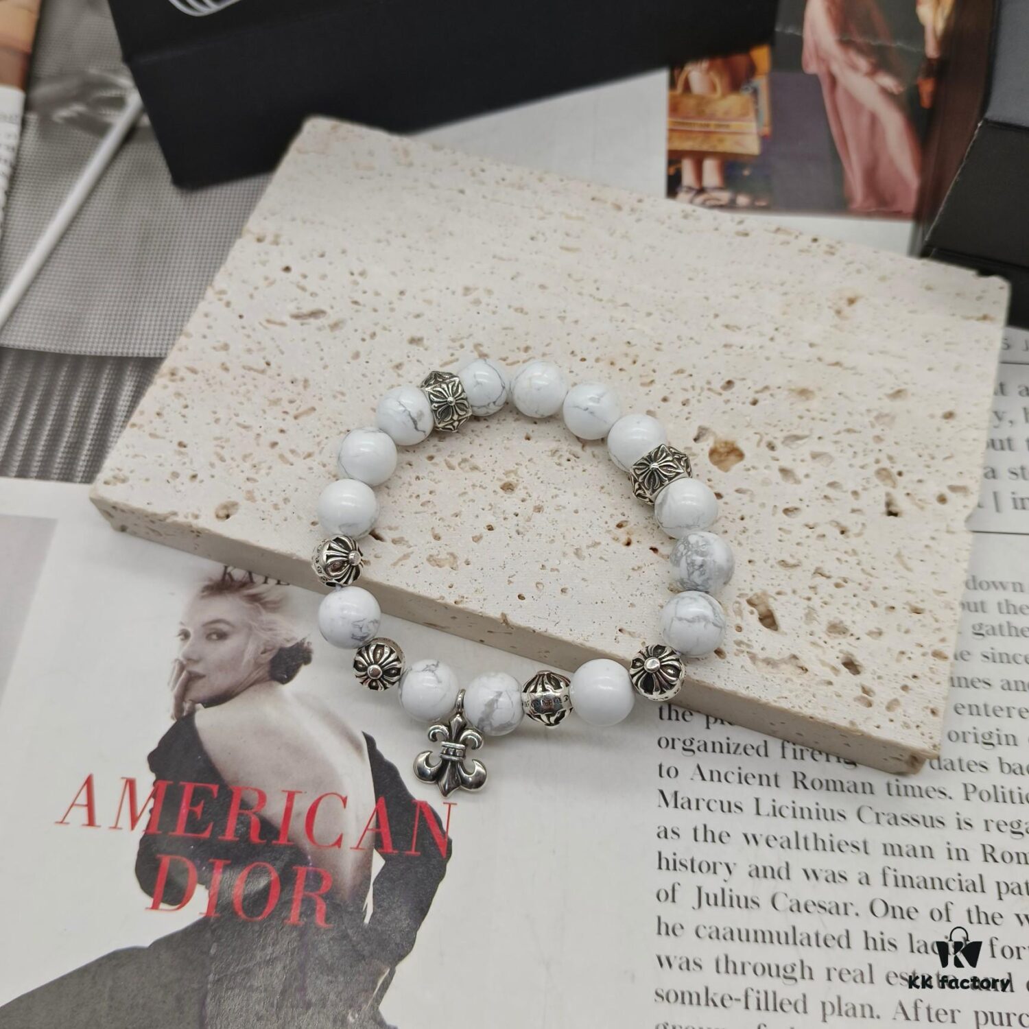 Today's Recommendation: Chrome Hearts Silver and Turquoise Bracelet