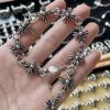 Chrome Hearts Nine-Section Cross Bracelet