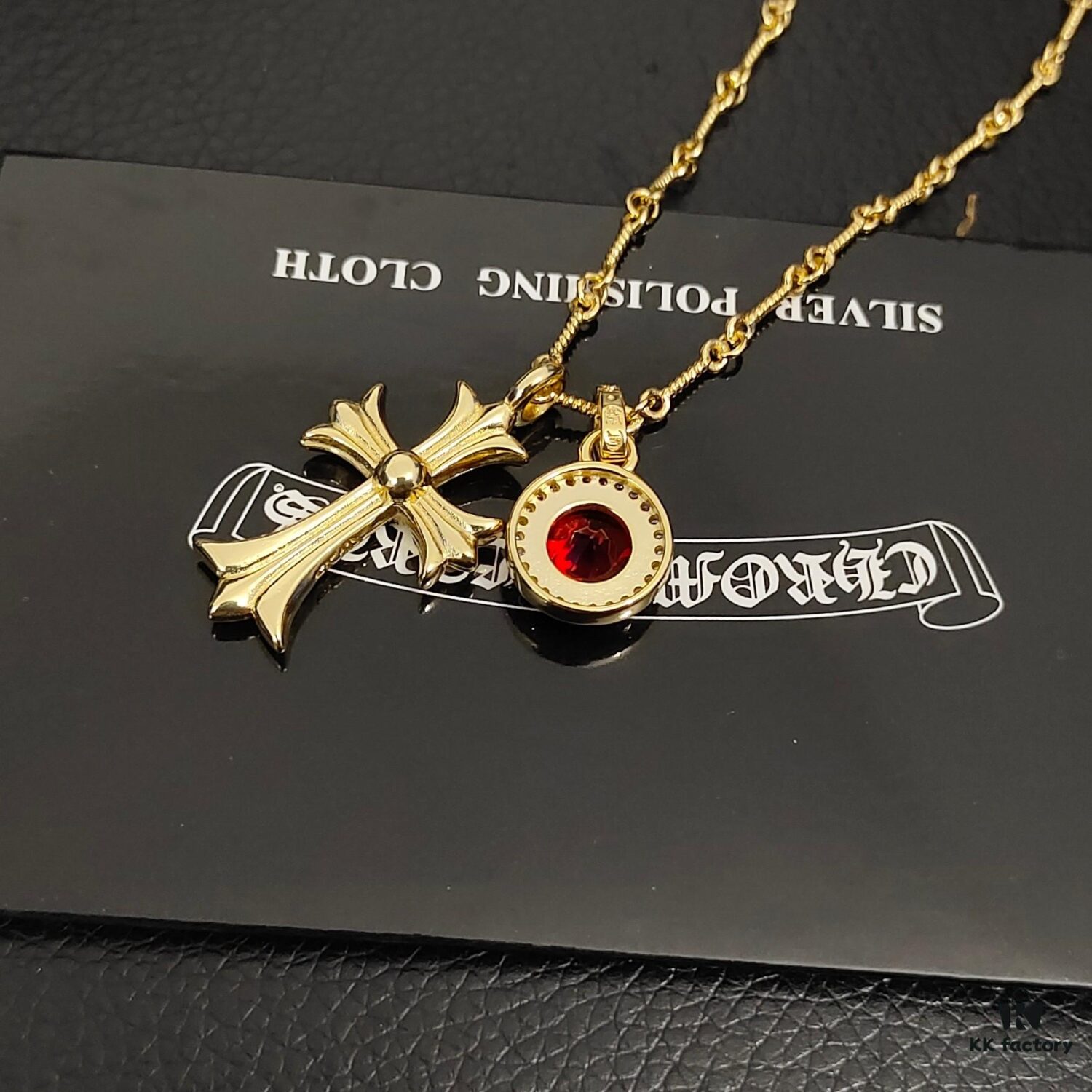 Today's Recommendation: Chrome Hearts Gold Cross Necklace